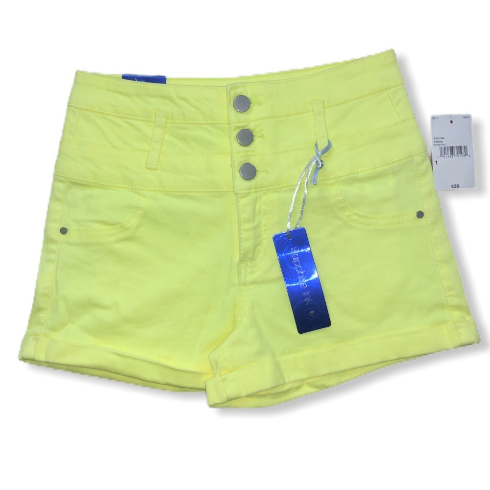 Sapphire Ink High Waist Shorts